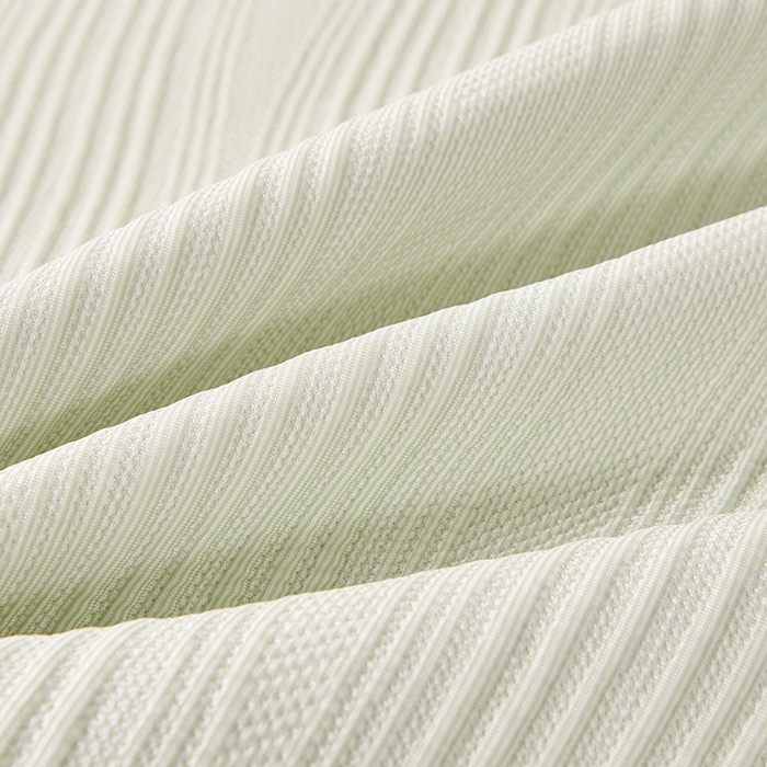 91家纺网 家纺一手货源 找家纺 桂雅居 2026新款高分子冰感蕾丝床裙床笠款凉席三件套 清氧浅绿