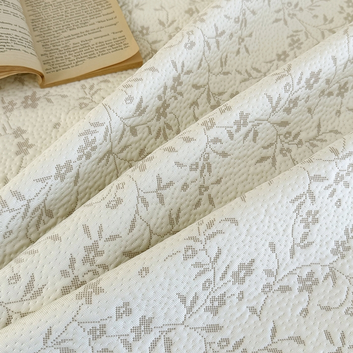 91家纺网 家纺一手货源 找家纺 金绣美居 2026新款PE高分子凉感席聚乙烯冰感床裙款凉席三件套-韩式系列 星落