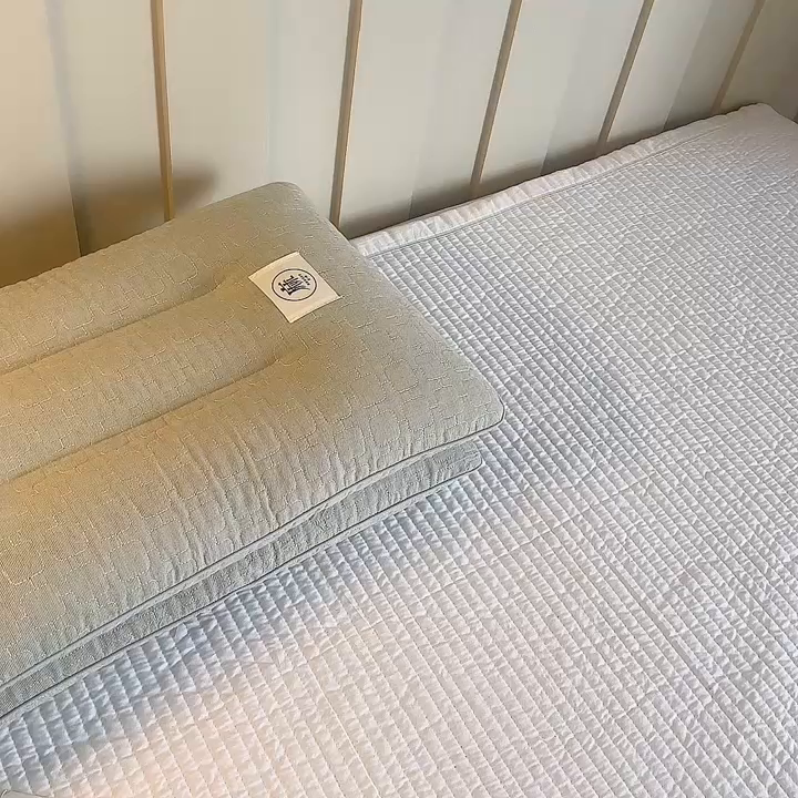 91家纺网 家纺一手货源 找家纺 （总）梦叶草 2026新款夹棉分区护颈荞麦枕