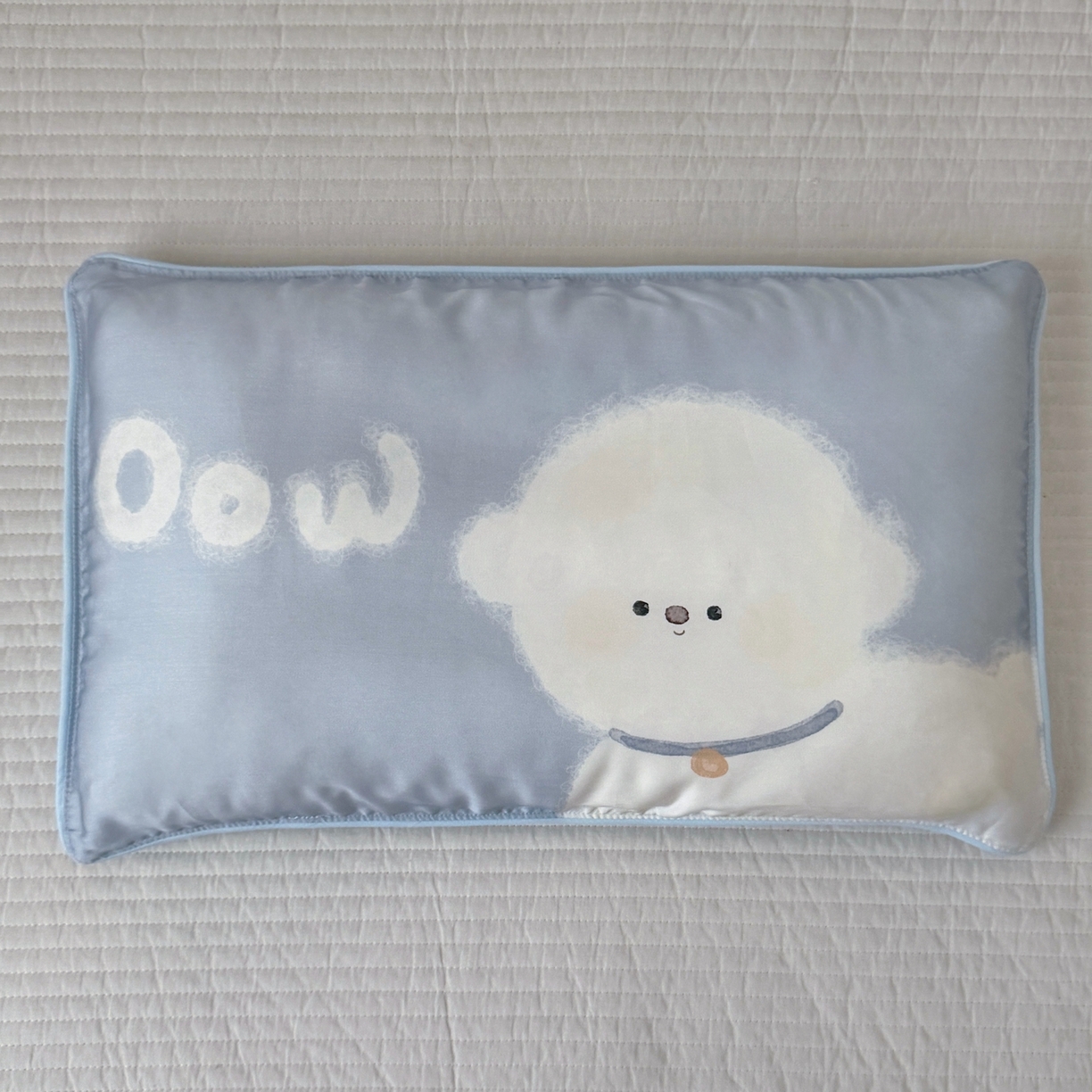 91家纺网 家纺一手货源 找家纺 萌宝家纺 2026新款60S兰精天丝儿童枕套幼儿园枕头枕芯（ins水彩卡通系列） 水彩-韩系小狗