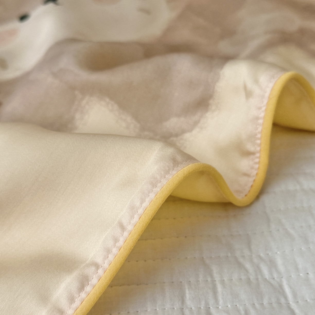 91家纺网 家纺一手货源 找家纺 萌宝家纺 2026新款60S兰精天丝儿童枕套幼儿园枕头枕芯（ins水彩卡通系列） 水彩-苹果小狗