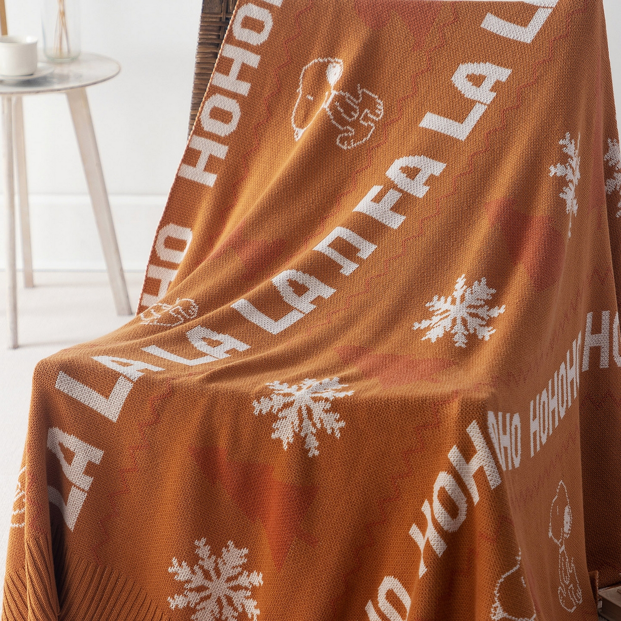 91家纺网 家纺一手货源 找家纺 （总）栩裕纺织 2026新款史努比SNOOPY正版授权独家全棉针织毯多功能针织盖毯