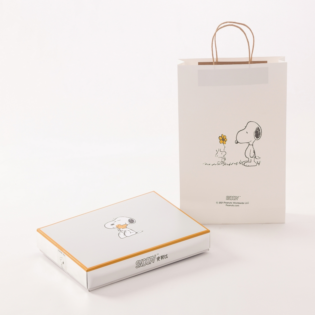 栩裕纺织 2026新款史努比SNOOPY正版授权独家全棉针织毯多功能针织盖毯 礼盒小号