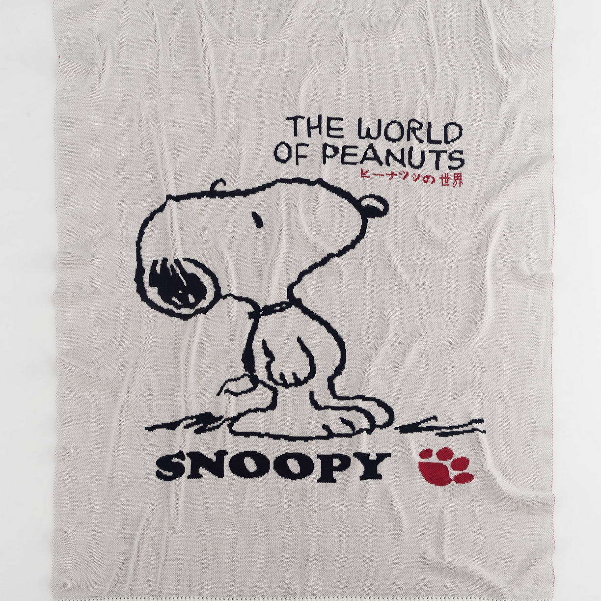 91家纺网 家纺一手货源 找家纺 栩裕纺织 2026新款史努比SNOOPY正版授权独家全棉针织毯多功能针织盖毯 史努比-世界限定