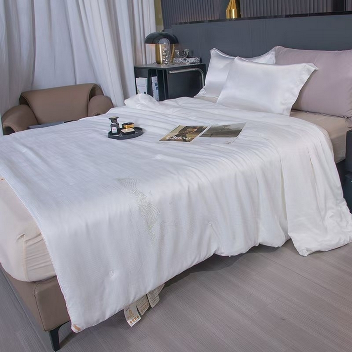 91家纺网 家纺一手货源 找家纺 （总）栩裕纺织 2026新款烫钻黄金蚕丝被