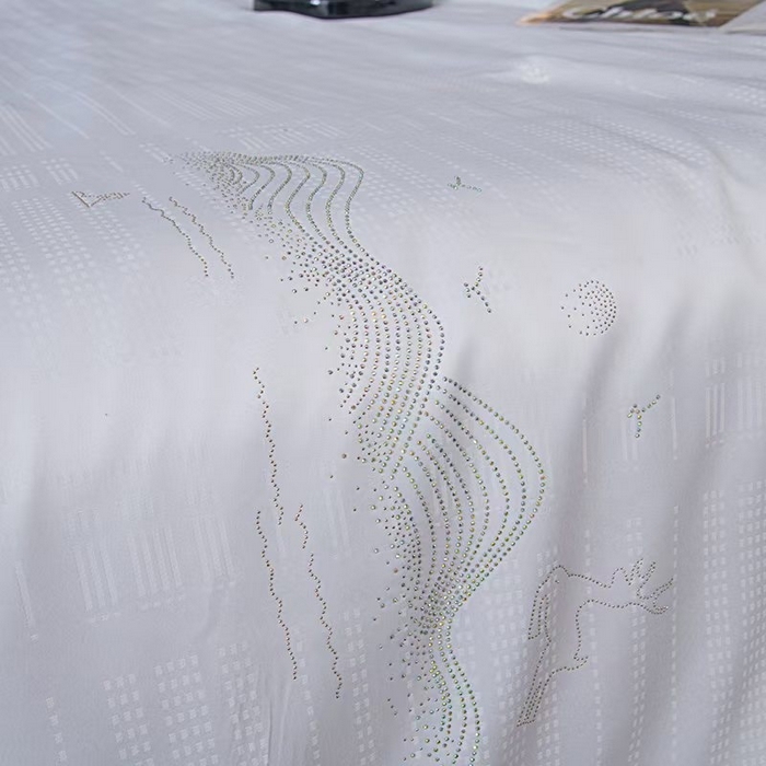 91家纺网 家纺一手货源 找家纺 （总）栩裕纺织 2026新款烫钻黄金蚕丝被