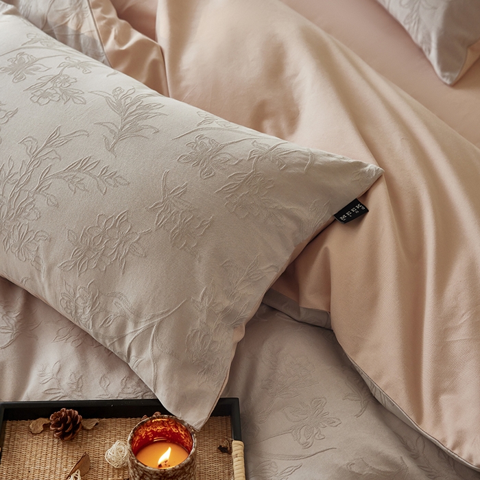 91家纺网 家纺一手货源 找家纺 风向标家纺 2026新款全棉纯棉提花四件套-翩然梦蝶系列 逍然-馥香