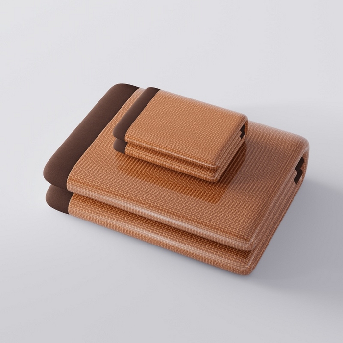 91家纺网 家纺一手货源 找家纺 永旺家纺 2026新款全包双面藤席凉席 步步高