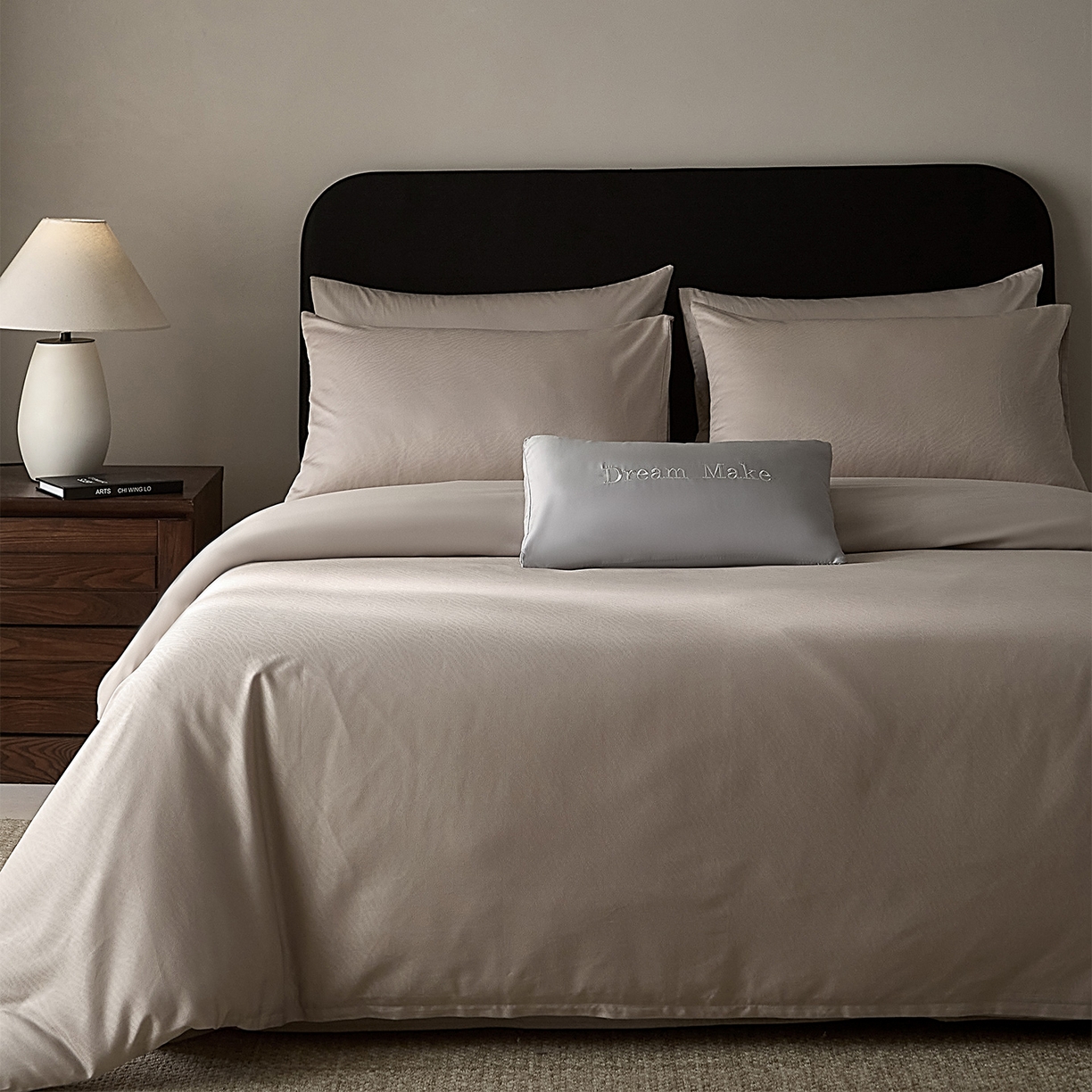 91家纺网 家纺一手货源 找家纺 ONE TWO ONE 121 【会员-20】 【控价商品】【提供买家秀】  2026新款100s50支长绒棉全棉床上用品提花四件套 布拉格