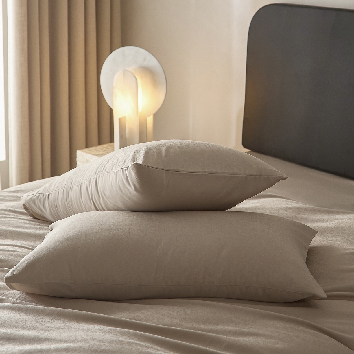 91家纺网 家纺一手货源 找家纺 ONE TWO ONE 121 【会员-20】 【控价商品】【提供买家秀】  2026新款100s50支长绒棉全棉床上用品提花四件套 花间敬亭