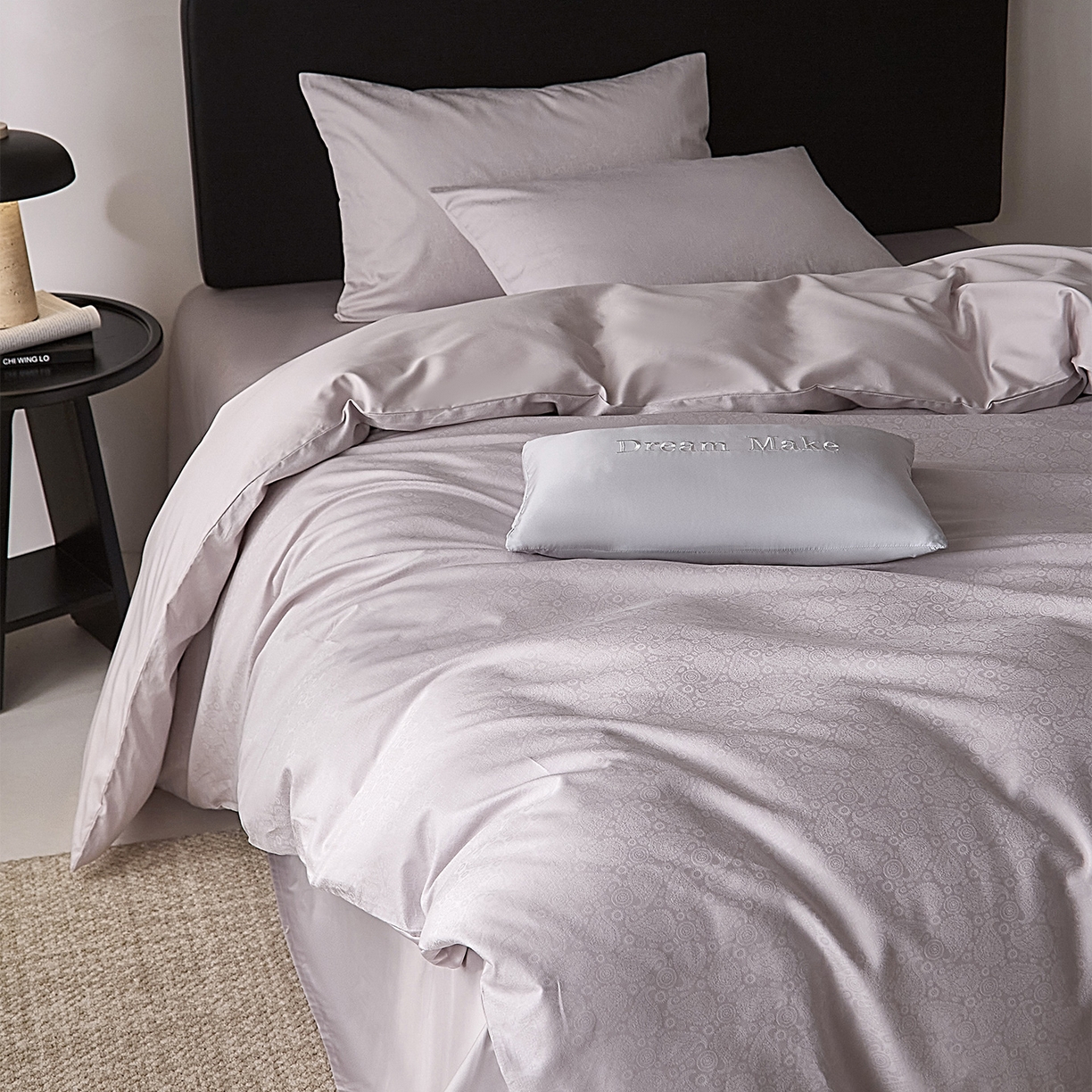 ONE TWO ONE 121 【会员-20】 【控价商品】【提供买家秀】  2026新款100s50支长绒棉全棉床上用品提花四件套 慕紫阳光