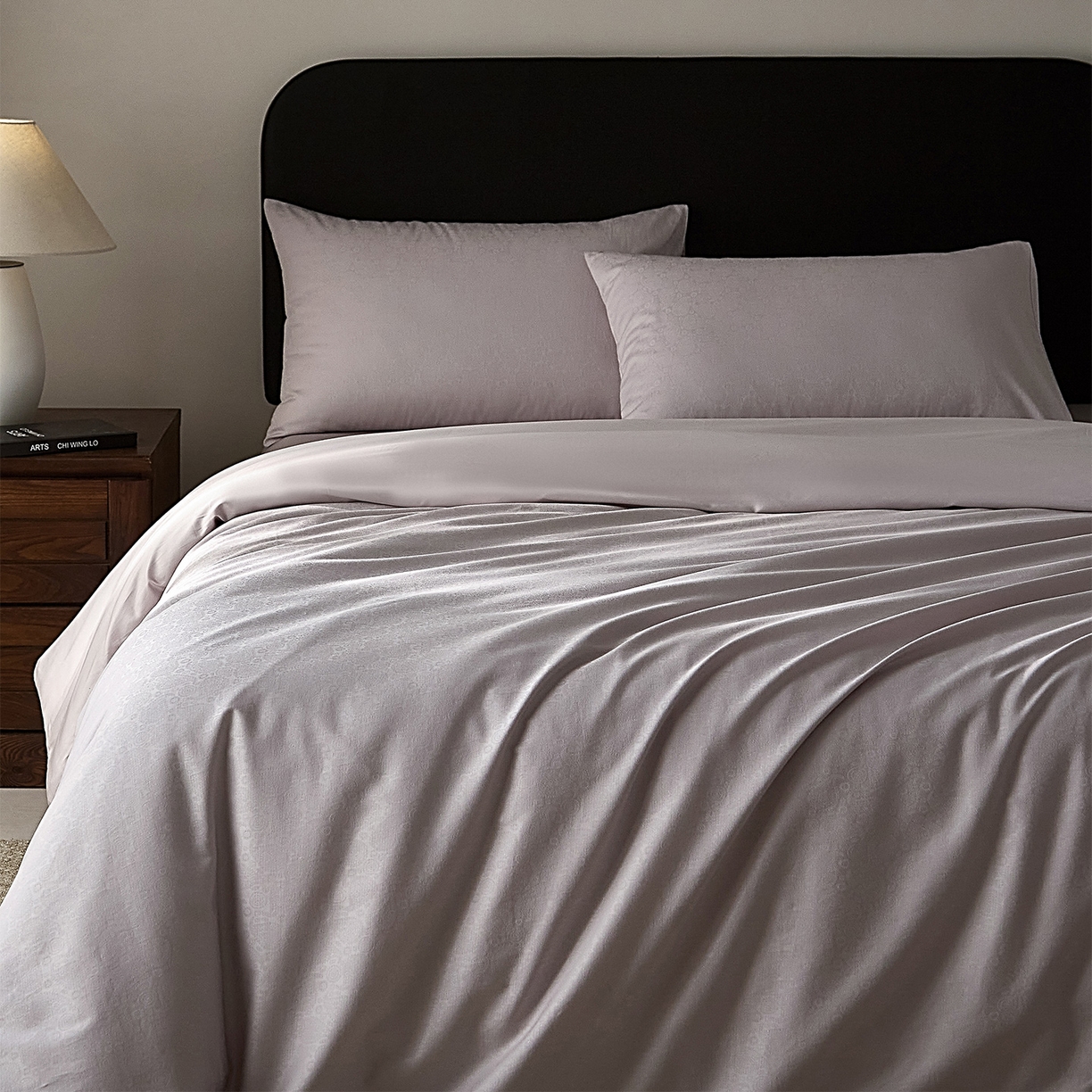 91家纺网 家纺一手货源 找家纺 ONE TWO ONE 121 【会员-20】 【控价商品】【提供买家秀】  2026新款100s50支长绒棉全棉床上用品提花四件套 慕紫阳光