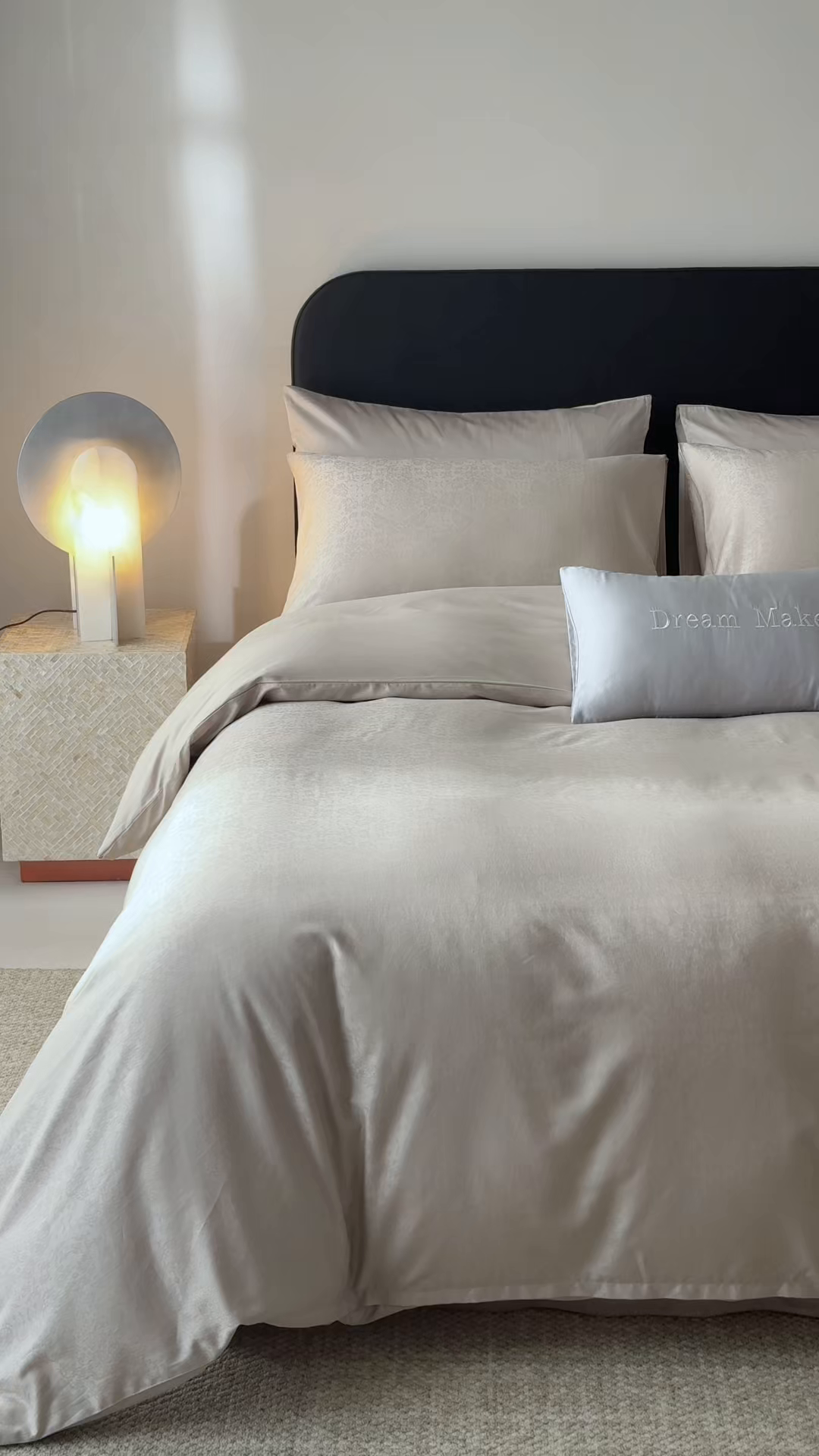 91家纺网 家纺一手货源 找家纺 ONE TWO ONE 121 【会员-20】 【控价商品】【提供买家秀】  2026新款100s50支长绒棉全棉床上用品提花四件套 花间敬亭