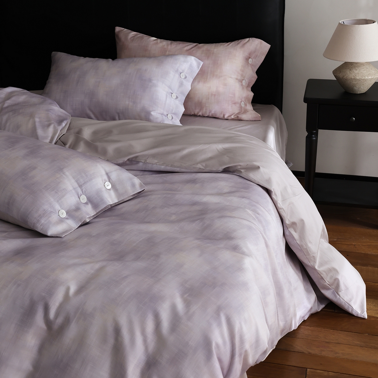 91家纺网 家纺一手货源 找家纺 （总）ONE TWO ONE 121 2025新款轻奢新法式德芙绒宝宝绒婴儿绒短毛绒牛奶绒四件套床单被套-斑驳与咖