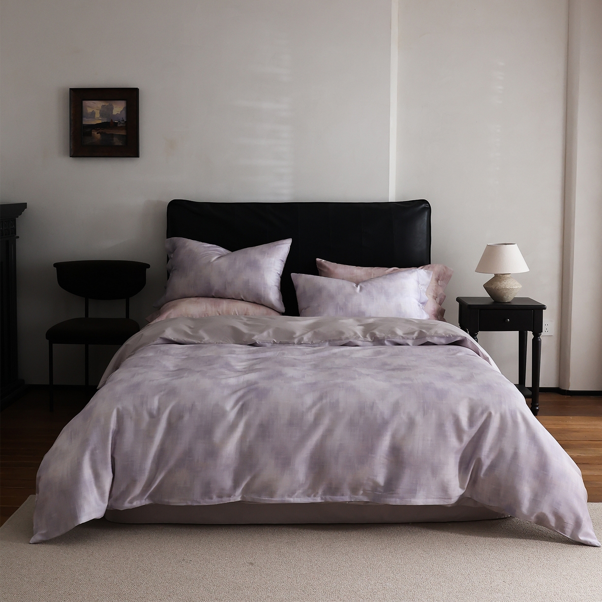 91家纺网 家纺一手货源 找家纺 （总）ONE TWO ONE 121 【会员-20】 【控价商品】【提供买家秀】  2026新款专版数码印花100s长绒棉全棉床上用品四件套