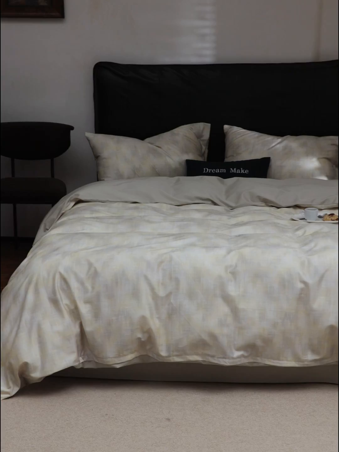 91家纺网 家纺一手货源 找家纺 ONE TWO ONE 121 【会员-20】 【控价商品】【提供买家秀】  2026新款专版数码印花100s长绒棉全棉床上用品四件套 墨染江南-晴