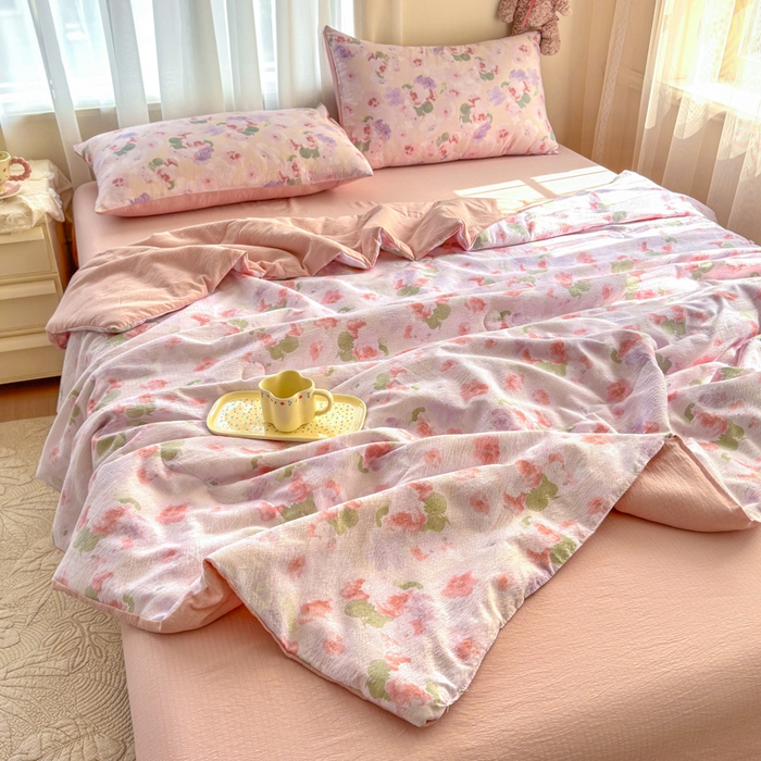 91家纺网 家纺一手货源 找家纺 （总）梵希雅 2026新款A类木棉皱皱纱夏被