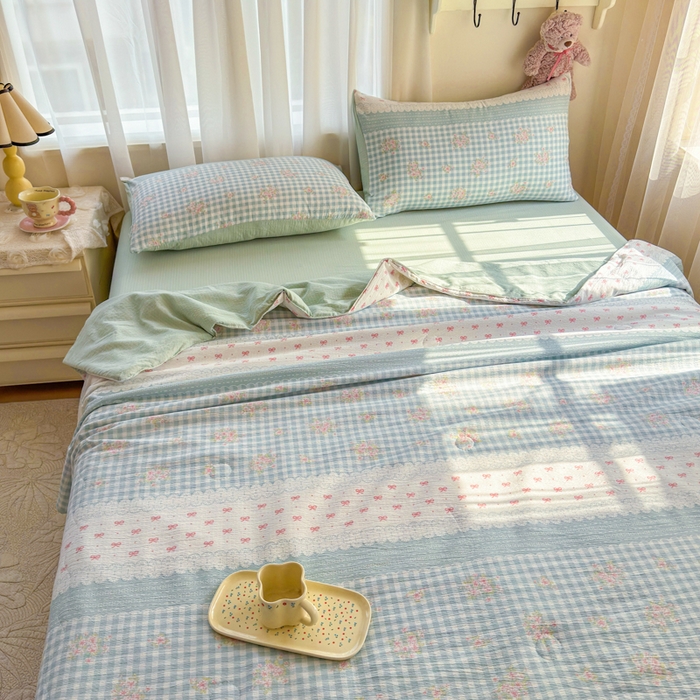 91家纺网 家纺一手货源 找家纺 （总）梵希雅 2026新款A类木棉皱皱纱夏被