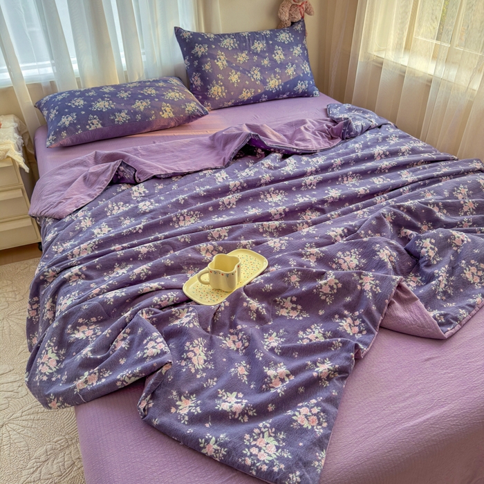 91家纺网 家纺一手货源 找家纺 （总）梵希雅 2026新款A类木棉皱皱纱夏被