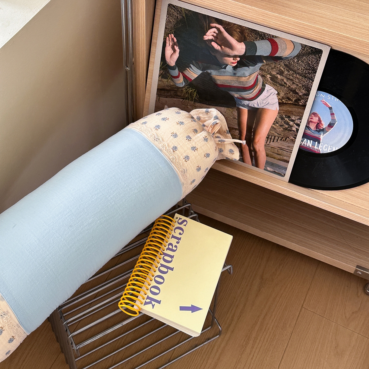 91家纺网 家纺一手货源 找家纺 伟邦枕芯 2026新款全棉皱皱纱糖果抱枕枕头枕芯 糖果抱枕-天蓝色