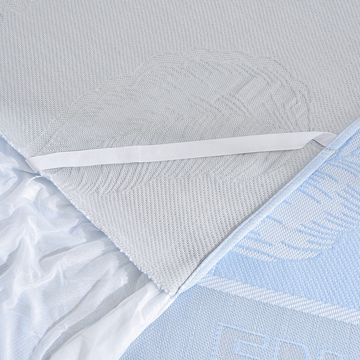 91家纺网 家纺一手货源 找家纺 （总）德比尔斯  2026新款A类凉感凉豆豆床裙款凉席-芭蕉叶