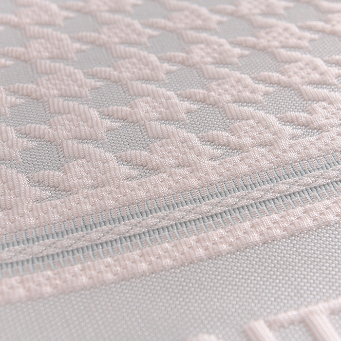 91家纺网 家纺一手货源 找家纺 （总）德比尔斯  2026新款A类凉感凉豆豆床裙款凉席-千鸟格