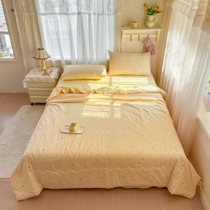 91家纺网 家纺一手货源 找家纺 （总）梵希雅 2026新款A类木棉皱皱纱夏被