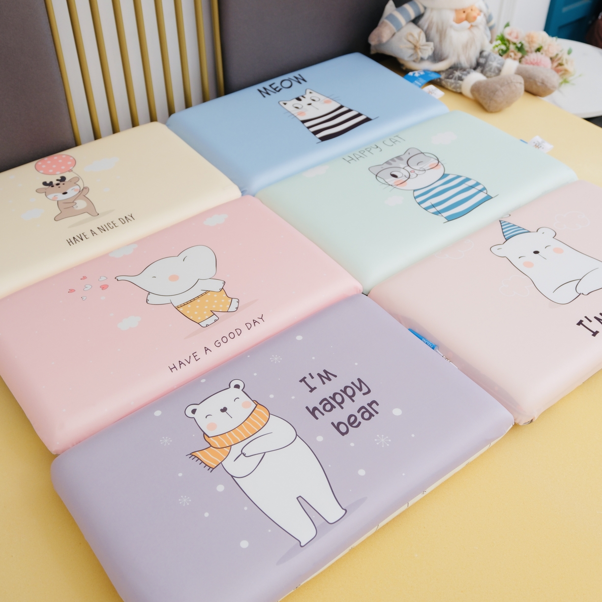 91家纺网 家纺一手货源 找家纺 她喜爱枕芯 2026新款宠爱乐园凉感儿童AB版记忆枕 教学猫