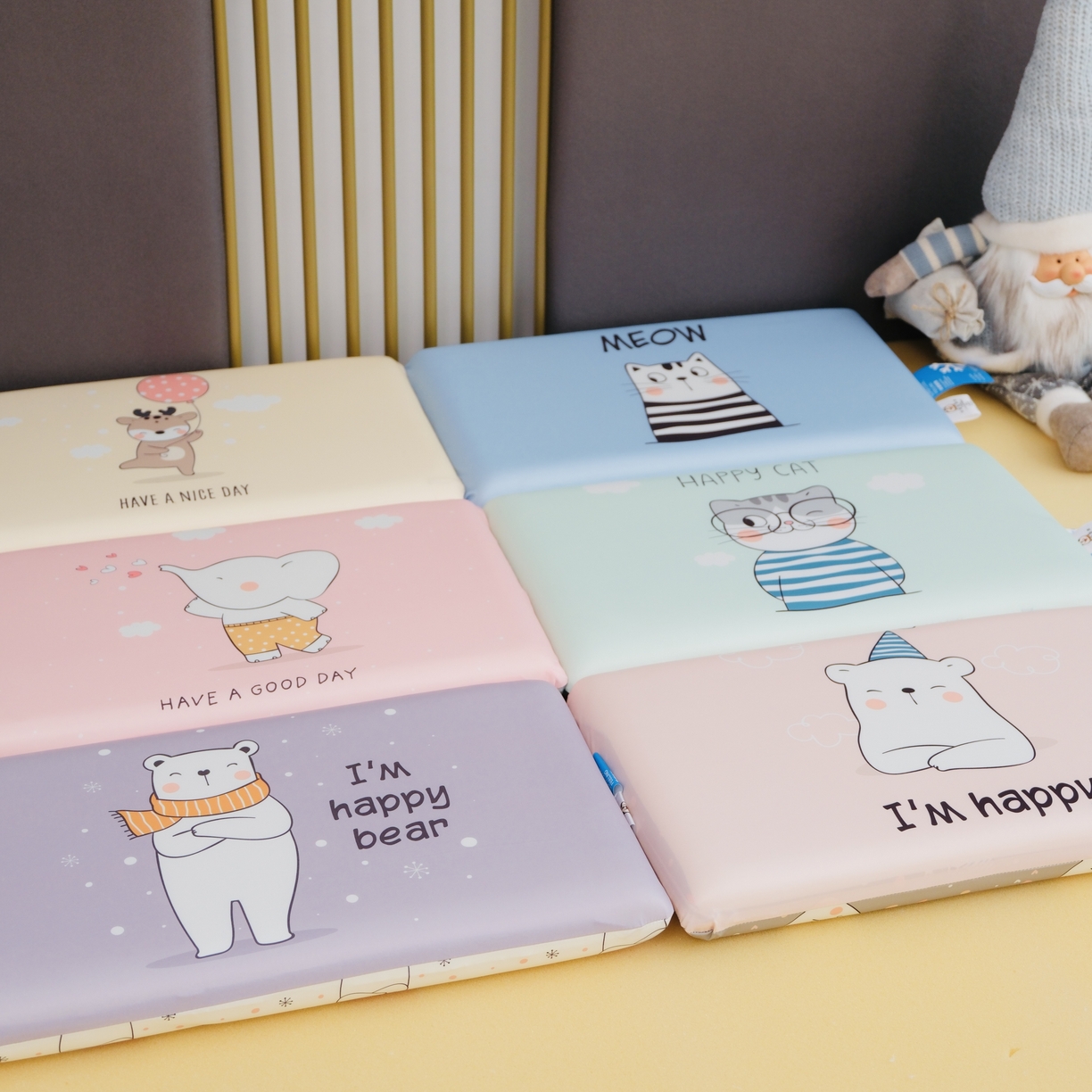 91家纺网 家纺一手货源 找家纺 她喜爱枕芯 2026新款宠爱乐园凉感儿童AB版记忆枕 圣诞熊