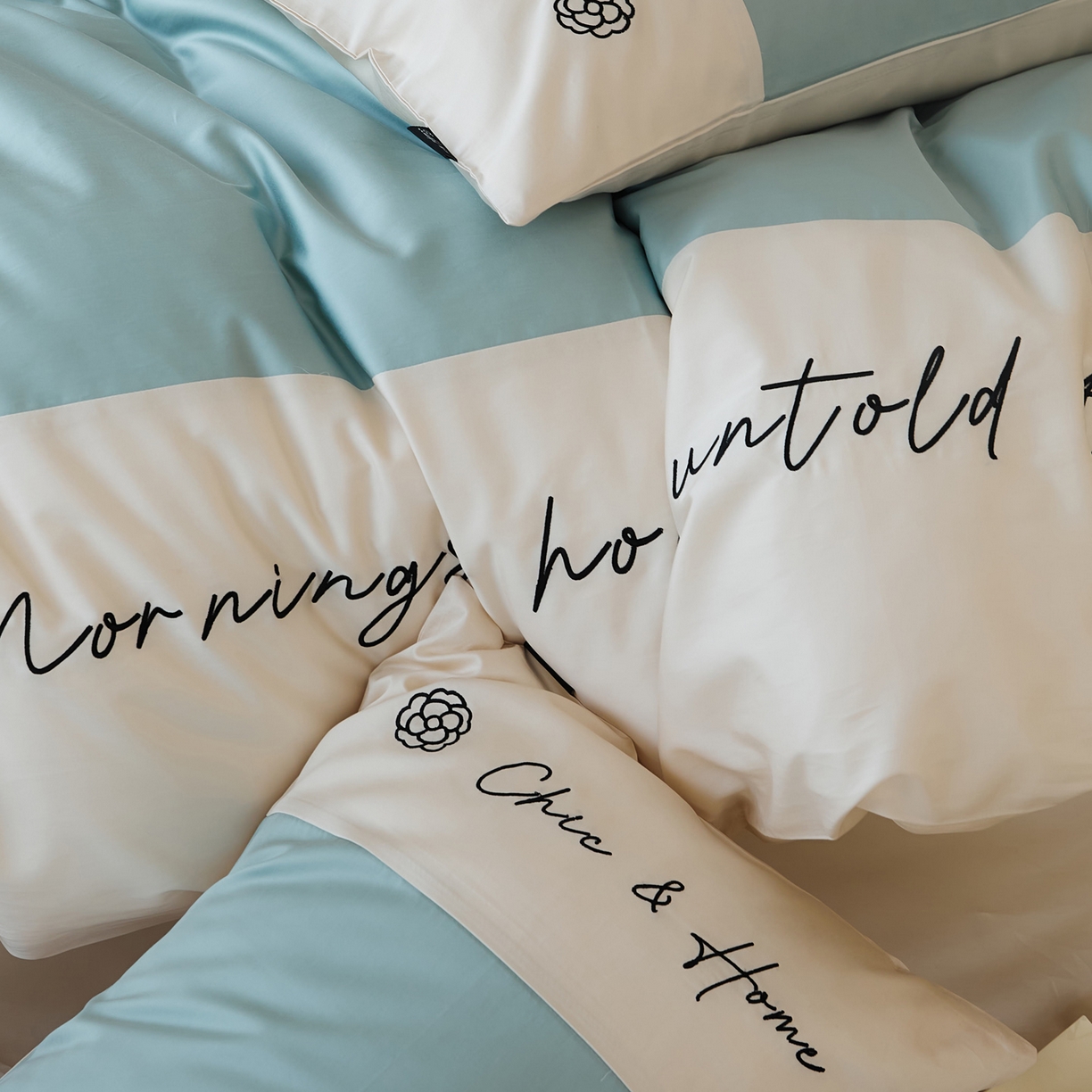 91家纺网 家纺一手货源 找家纺 （总）EH家居 2026新款春夏新款天丝棉四件套江南系列