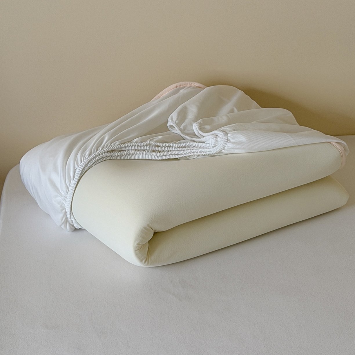 91家纺网 家纺一手货源 找家纺 三味舒屋 2026新款【清氧小冰皮】凉感丝软凉席凉垫 轻氧黄