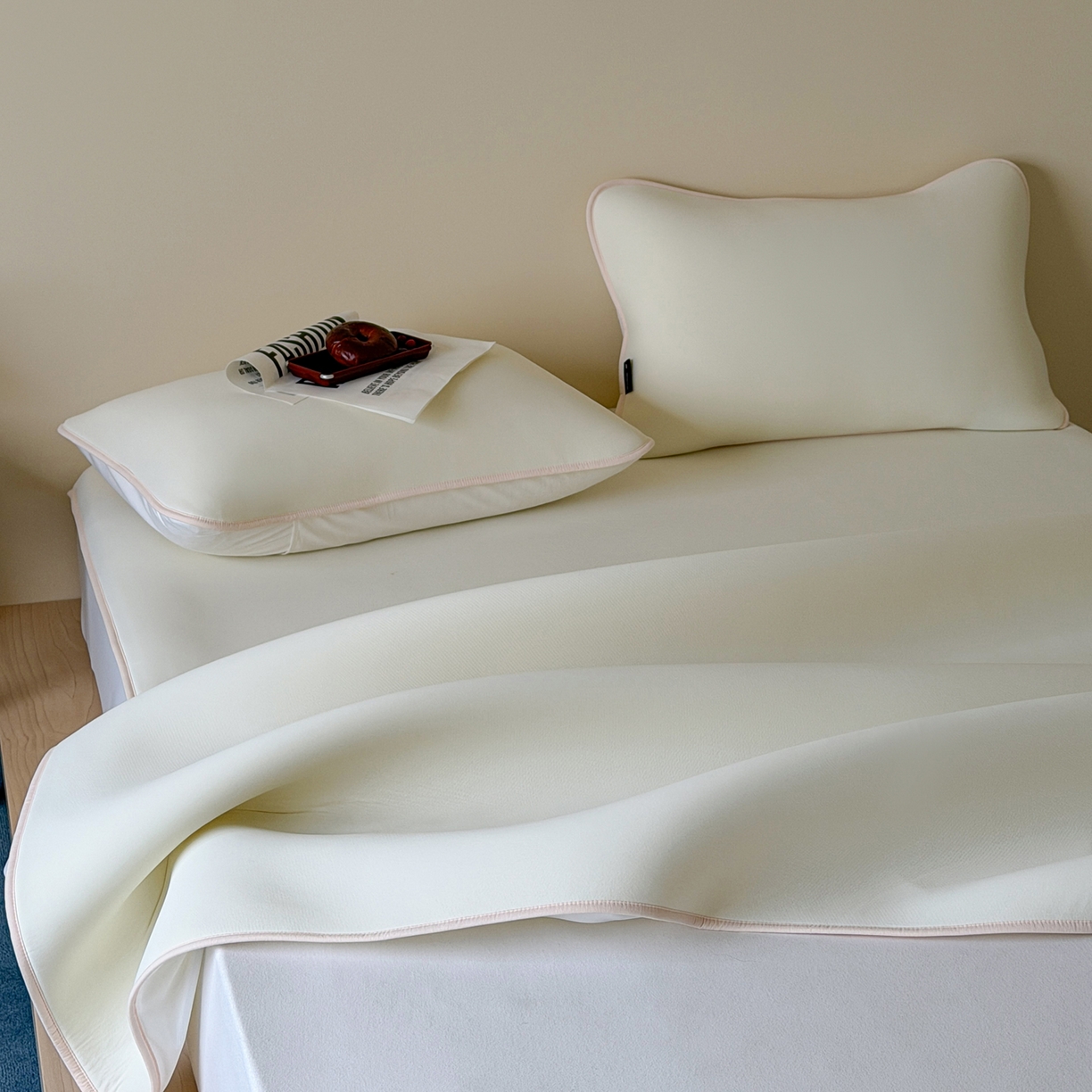 91家纺网 家纺一手货源 找家纺 （总）三味舒屋 2026新款【清氧小冰皮】凉感丝软凉席凉垫