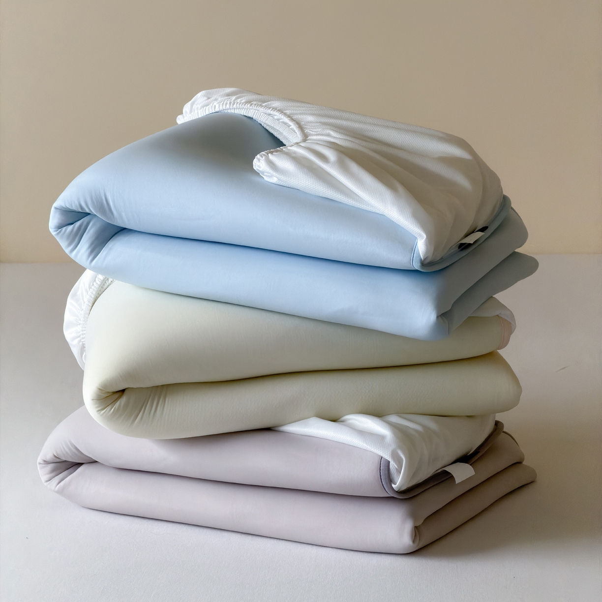 91家纺网 家纺一手货源 找家纺 三味舒屋 2026新款【清氧小冰皮】凉感丝软凉席凉垫 组合图 仅供参考