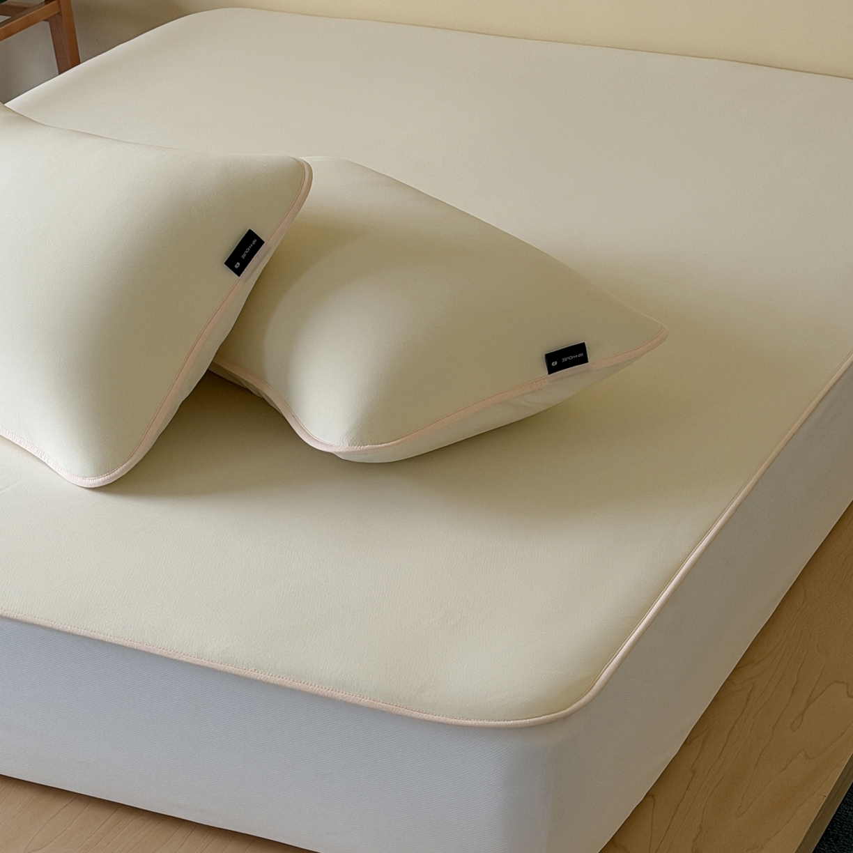 91家纺网 家纺一手货源 找家纺 三味舒屋 2026新款【清氧小冰皮】凉感丝软凉席凉垫 轻氧黄