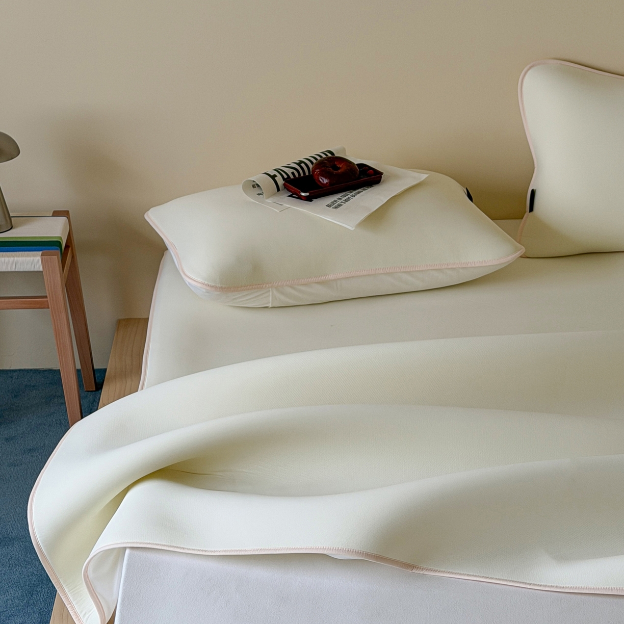 91家纺网 家纺一手货源 找家纺 （总）三味舒屋 2026新款【清氧小冰皮】凉感丝软凉席凉垫