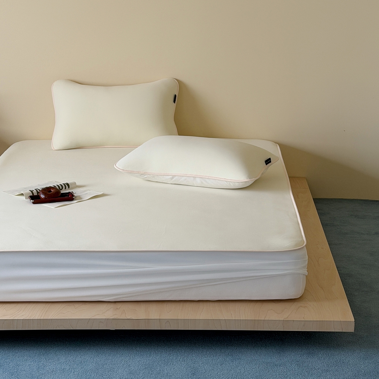 91家纺网 家纺一手货源 找家纺 （总）三味舒屋 2026新款【清氧小冰皮】凉感丝软凉席凉垫