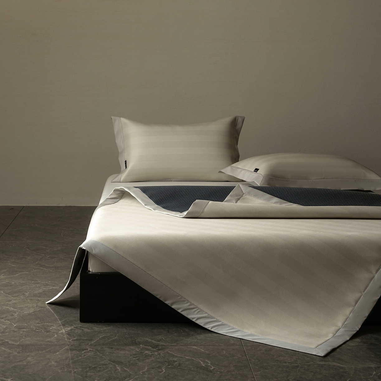 三味舒屋 2026新款松间觅光系列印花冰丝席 觅光黄