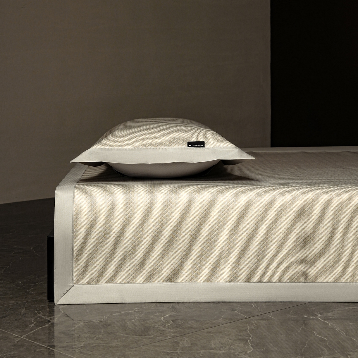 91家纺网 家纺一手货源 找家纺 三味舒屋 2026新款松间觅光系列印花冰丝席 松叶米