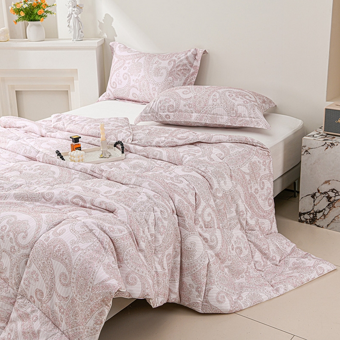 圣靓家纺 2026新款晚安麻绳超柔亲肤可水洗夏被空调被夏凉被 美妙旋律