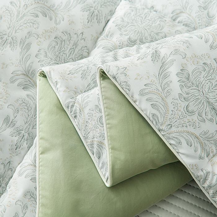 91家纺网 家纺一手货源 找家纺 圣靓家纺 2026新款晚安麻绳超柔亲肤可水洗夏被空调被夏凉被 小楼春风