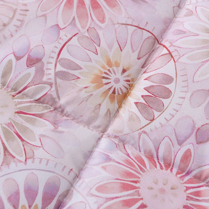 91家纺网 家纺一手货源 找家纺 圣靓家纺 2026新款晚安麻绳超柔亲肤可水洗夏被空调被夏凉被 浪漫花语-玉