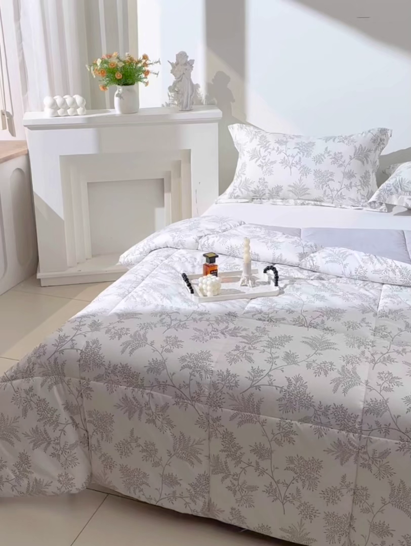 91家纺网 家纺一手货源 找家纺 圣靓家纺 2026新款晚安麻绳超柔亲肤可水洗夏被空调被夏凉被 岁月静好