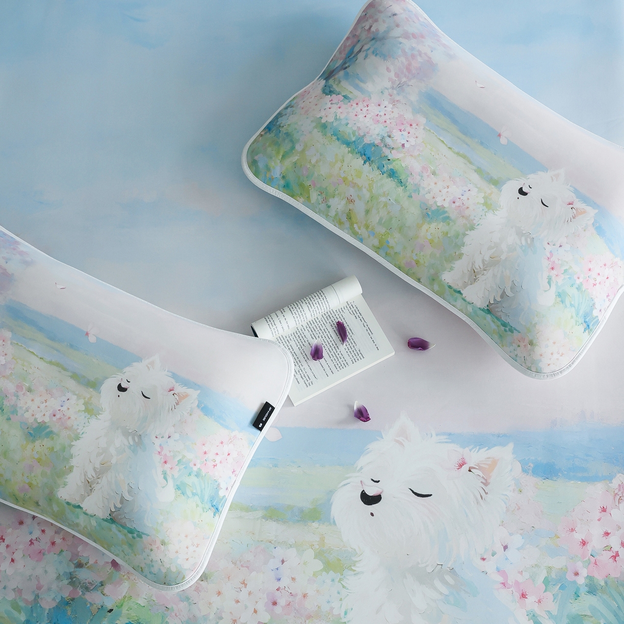 91家纺网 家纺一手货源 找家纺 （总）三味舒屋 2026新款【四季漫游】印花冰感丝软凉席凉垫