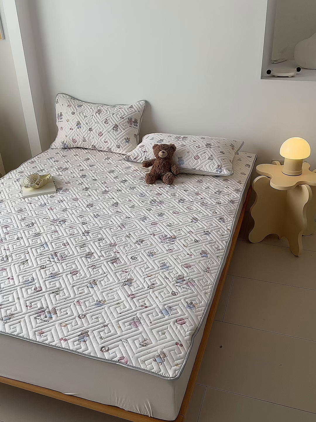 91家纺网 家纺一手货源 找家纺 （总）舒居家纺 2026卡通全棉床护垫软床垫床盖垫子-大床图