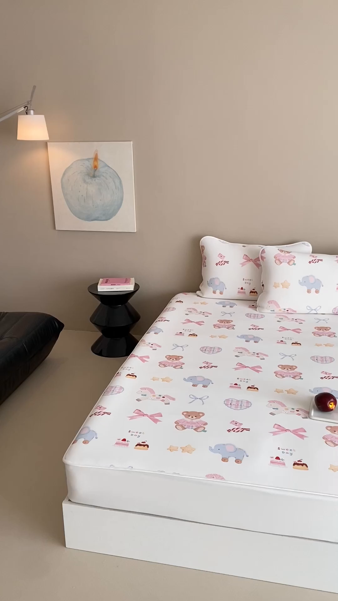 91家纺网 家纺一手货源 找家纺 三味舒屋 2026新款【甜梦派对】印花凉感丝软凉席凉垫（床笠款） 甜心公主