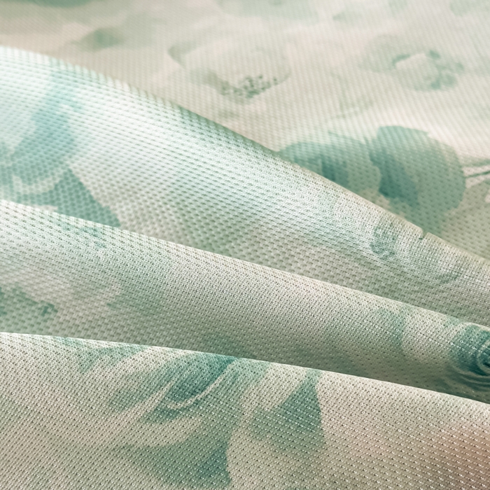 91家纺网 家纺一手货源 找家纺 春寻家纺 2026新款5D印花冰丝席复合三明治款凉席席子 青风花影