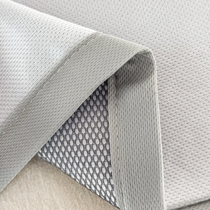 91家纺网 家纺一手货源 找家纺 春寻家纺 2026新款5D印花冰丝席复合三明治款凉席席子 水墨江南