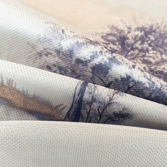 91家纺网 家纺一手货源 找家纺 春寻家纺 2026新款5D印花冰丝席复合三明治款凉席席子 水墨江南