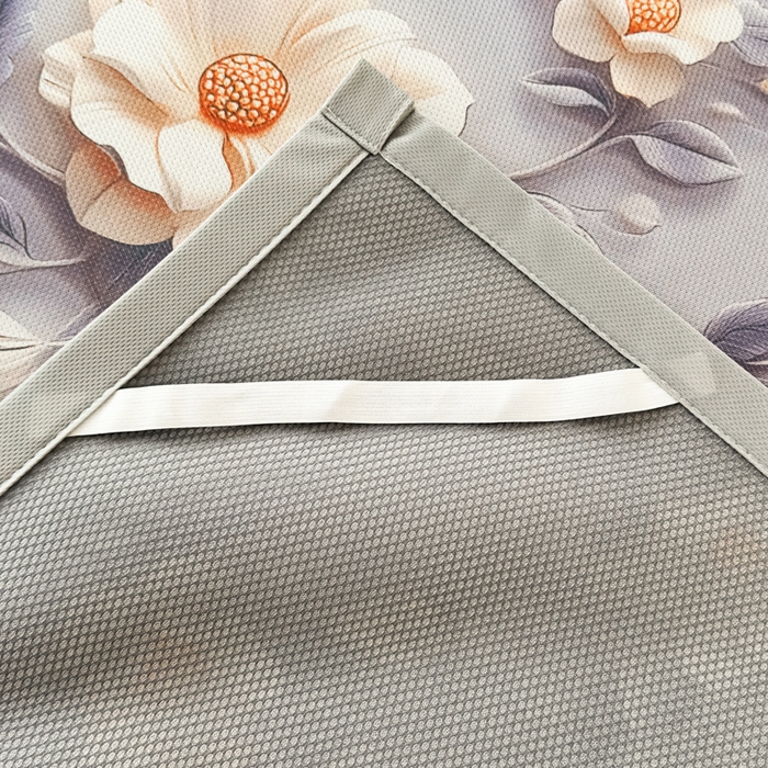 91家纺网 家纺一手货源 找家纺 春寻家纺 2026新款5D印花冰丝席复合三明治款凉席席子 紫韵繁花