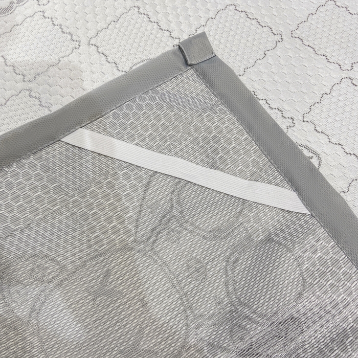 91家纺网 家纺一手货源 找家纺 春寻家纺 2026春夏新款A类凉感凉豆豆提花凉席席子 幸运熊-灰-床席款